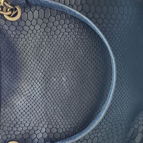 Fossil Black Embossed Issue No. 1954 Tote - Picture 4 of 7